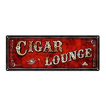 【中古】【輸入品・未使用】レッドCigarラウンジメタルサイン 6\