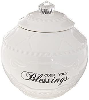 【中古】【輸入品・未使用】Young's Ceramic Blessing Jar with 36 Blessings 17cm