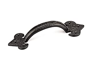 【中古】【輸入品・未使用】Richelieu Hardware BP9462162900 伝統的な鍛造鉄引き手 9462 172mm マットブラック仕上げ