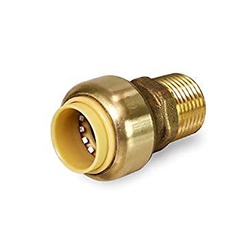 【中古】【輸入品・未使用】Everflow Pushlock upmc134?1インチx 3?/ 4インチLongプッシュXオスアダプタpush-fit継手、Made with Lead Free DZR鍛造真鍮、接続Pex、CPVC &銅 8,626円