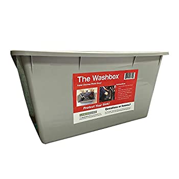 【中古】【輸入品・未使用】The washboxペイントトレイforブラシClean Up Large挿入の洗面台なペイントクリーンアップを簡単に
