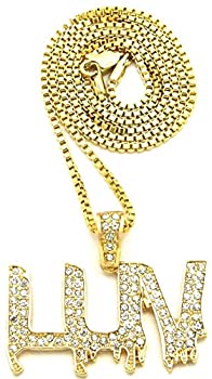 【中古】【39shop】【輸入品・未使用】GwoodラヴIced★Outペンダントネックレスwith 24インチロングチェーン(新古品)|アトリエ絵利奈