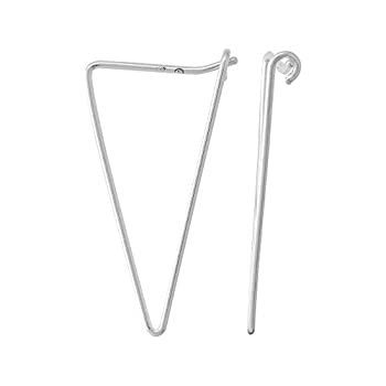【中古】【輸入品・未使用】Boma Jewelry スターリングシルバー ワイヤー三角形フープピアス