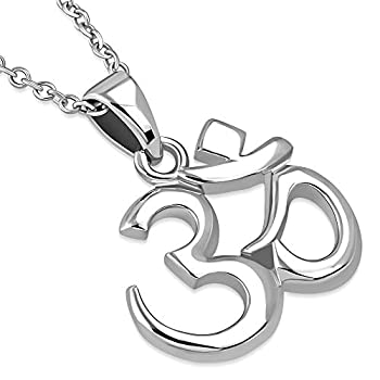 【中古】【39shop】【輸入品・未使用】925スターリングシルバー★Om Aum Ohm ヨガペンダントネックレス（新古品）｜アトリエ絵利奈