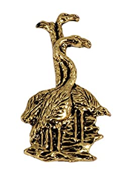 【中古】【39shop】【輸入品・未使用】クリエイティブピューターDesigns、ピューターフラミンゴ鳥手作りラペルピンブローチ、b090★ゴールド（新古品）｜アトリエ絵利奈