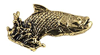 【中古】【39shop】【輸入品・未使用】クリエイティブピューターDesigns、ピューターターポン3?/★4ボディ手作り海水魚ラペルピンブローチ、s042 ゴールド（新古品）｜アトリエ絵利奈