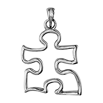 【中古】【輸入品・未使用】Mini Autism Awareness Openパズルピースチャームスターリングシルバー、12?mm