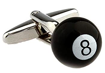 【中古】【輸入品・未使用】8個8ボールプールペアCufflinks in a Presentationギフトボックス&ポリッシュクロス