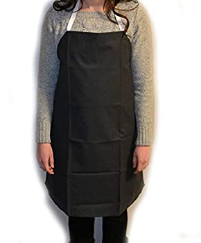 【中古】【輸入品・未使用】Black Rubber Bib Apron Small (24W x 30L) by EISCO
