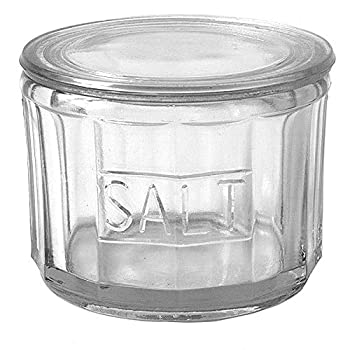 【中古】【輸入品・未使用】Creative Co-op Round Pressed Glass Salt Cellar Clear by Creative Co-op