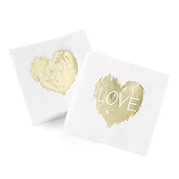 【中古】【輸入品・未使用】Hortense B. Hewitt 21552 Brush of Love Napkins - Pack of 50