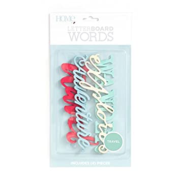 【中古】【輸入品・未使用】Die Cuts With A View Word Pack レターボード - Travel (4 個) LP-006-00030