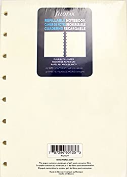 【中古】【インポート品・未当て嵌める】Filofax 万覚え帳 A5 プレーンジャーナル リフィル モビール式 8 1/4 x 5 13/16in 皮膚軟化剤腰かけ 32枚 Filofax 詰め替え能力のあるA5逐次刊行物相応う (B1