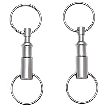 【中古】【輸入品・未使用】eBoot Detachable Pull Apartキーリングキーチェーン( 2パック)