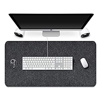 【中古】【輸入品・未使用】FireBee デスクパッド プロテクター フェルトノンスリップ 厚手 マウスパッド ライティングマット オフィス&自宅用 (31.3インチ x 15.7インチ ダ
