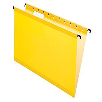 【中古】【39shop】【輸入品・未使用】(Yellow)★- Pendaflex SureHook Reinforced Hanging Folders Letter Size Yellow 20 per Box (6152 1/5 YEL)(新古品)|アトリエ絵利奈