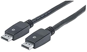 【中古】【39shop】【輸入品・未使用】Manhattan★DisplayPort モニター ケーブル ディスプレイポート (オス) - ディスプレイポート (オス) 10m (33 ft.) Black(ブラック) 354134(新古品)|アトリエ絵利奈