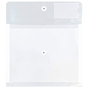 【中古】【輸入品・未使用】Jam紙プラスチック封筒Folder with 2ディバイダー???Letter小冊子???12?3?/ 4?x 10?1?/ 2?\