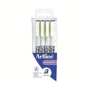 【中古】【インポート品・未当て嵌める】ARTLINE CALLIGRAPHY PEN SET 4 ASSORTED