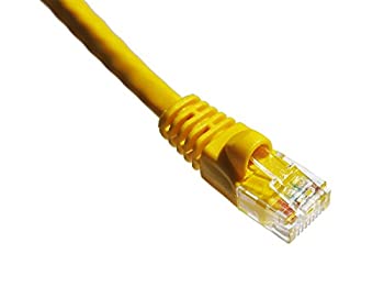 【中古】【輸入品・未使用】Axiom - Patch cable - RJ-45 (M) to RJ-45 (M) - 10 ft - UTP - CAT 5e - molded snagless stranded - yellow
