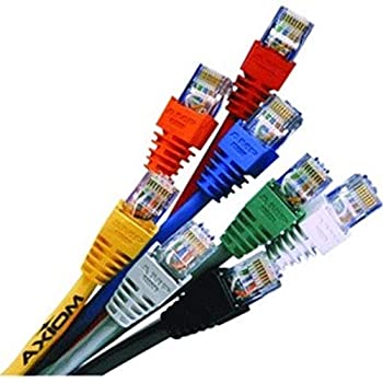 【中古】【輸入品・未使用】Axiom - Patch cable - RJ-45 (M) to RJ-45 (M) - 2 ft - UTP - CAT 5e - molded snagless stranded - red