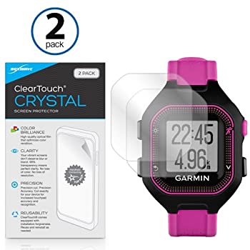【中古】【39shop】【輸入品・未使用】BoxWaveR★Garmin Forerunner 25 ブラック/パープル スクリーンプロテクター [ClearTouch Crystal (2パック) ] HDフィルムスキン - 傷から保護 Ga（新古品）｜アトリエ絵利奈