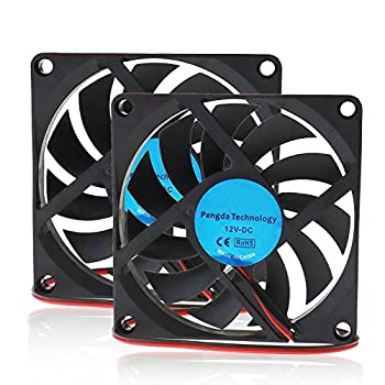 【中古】【インポート品・未当て嵌める】SING F LTD 2X 判定基準電子計算機気違い マイコン入れもの 落ち居る空調設備気違い ブラシレスサイレント 80x80x10粍 DC 12V 2いの一番