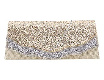 【中古】【輸入品・未使用】Naimo フラップ ダズリング クラッチバッグ イブニングバッグ 取り外し可能なチェーン付き US サイズ: One Size 8,865円