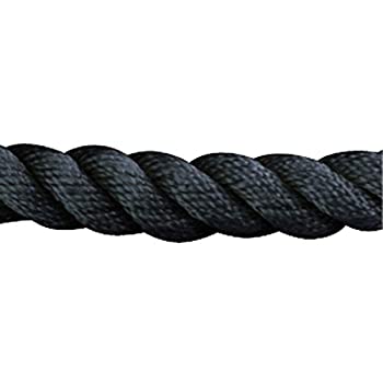 【中古】【輸入品・未使用】Sea Dog Dock Line Twisted Nylon 1cm x 4.6m Black