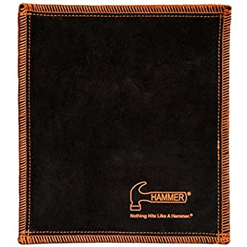 【中古】【インポート品・未当て嵌める】Hammer Shammy なめし革西洋手ぬぐい ボウリング設備 黒いこと/オレンジ色