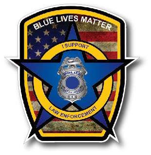 【中古】【輸入品・未使用】12パックのシンブルーラインブルーLives Matter Decals