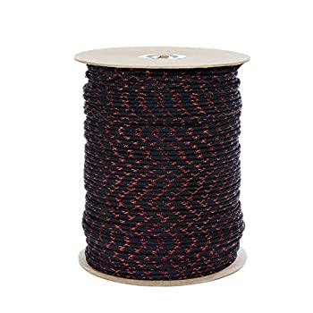 【中古】【輸入品・未使用】(15m Red) - Paracord Planet Metallic 550 Paracord with Sparkle Tracers - Lengths of 3m 7.6m 15m and 30m - Available in Red Gold Green B画像