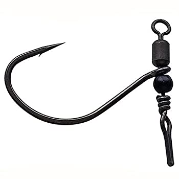 【中古】【輸入品・未使用】(Size 2/0) - Gamakatsu G Finesse Swivel Drop Shot Fishing Hook with Nano Smooth Coat (1 Pack)