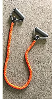 【中古】【インポート品・未当て嵌める】(Light Orange) - Therapist\u0027s Choice Fabric Covered 120糎 Long Resistance Tubes Fitness Exercise Workout Tubes for Yoga Pilates Crossfit