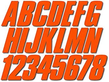 【中古】【輸入品・未使用】STIFFIE Shift Orange 7.6cm ID Kit Alpha-Numeric Registration Identification Numbers Stickers Decals for Boats & Personal Watercraft