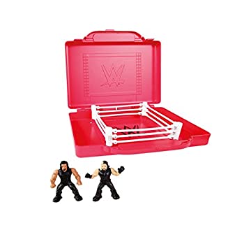 【中古】【インポート品・未当て嵌める】WWE Mighty Minis Portable Ring Playset