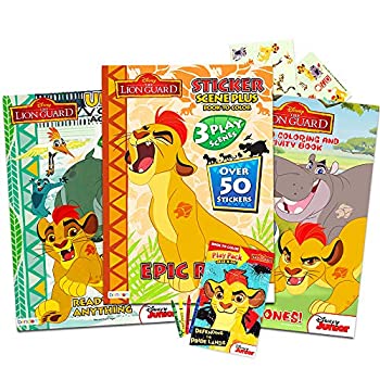 【中古】【39shop】【輸入品・未使用】Lion★Guard Colouring Book Super Set -- 2 Lion Guard Books 2 Safari Sticker Sheets（新古品）｜アトリエ絵利奈