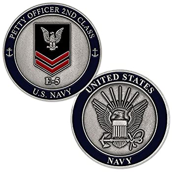 【中古】【輸入品・未使用】U.S. Navy Petty Officer 2nd Class E-5 Challenge Coin