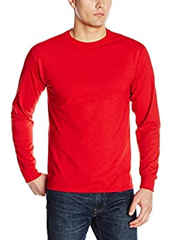 【中古】【輸入品・未使用】Jerzees 長袖Tシャツ メンズ US サイズ: Small カラー: レッド