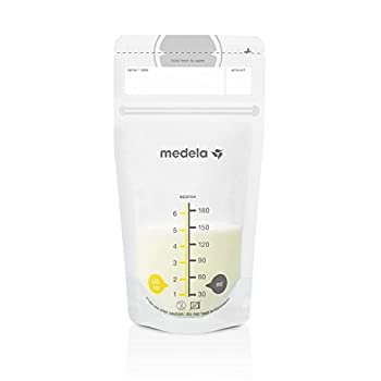 【中古】【インポート品・未当て嵌める】Medela Breast Milk Storage Bags 25 Count / メデラ 母乳保護することうしろ側 180ml 50枚入り口・入口