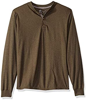 【中古】【輸入品・未使用】Hanes メンズ 長袖 Beefy ヘンリーシャツ US サイズ: Small カラー: グリーン