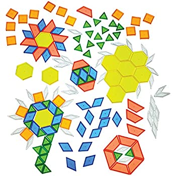 【中古】【39shop】【輸入品・未使用】Constructive★Playthings EDX-147 CP おもちゃ半透明パターンブロック/ 147 ピースセット(新古品)|アトリエ絵利奈
