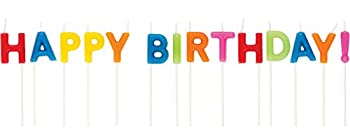 【中古】【インポート品・未当て嵌める】Pick雁の使い書き割り蝋燭Happy Birthday Brights 12?コンピュータ断層撮影法