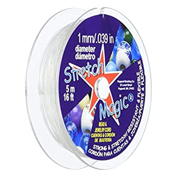 【中古】【輸入品・未使用】Stretch Magic 1mm Stretchy Beading Cord 5m Clear by Stretch Magic