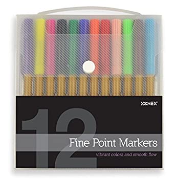 【中古】【輸入品・未使用】Xonex Snap Case 12 Marker Set