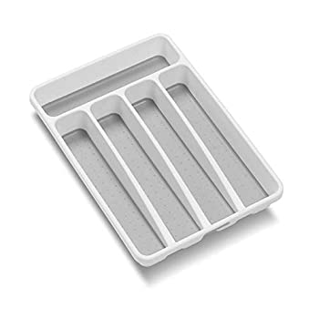 【中古】【輸入品・未使用】MadesmartクラシックミニSilverwareトレイ ホワイト 29917