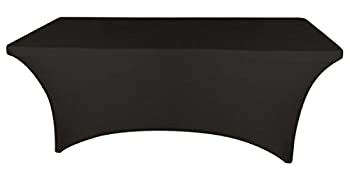【中古】【39shop】【輸入品・未使用】Banquet★Tables Pro Black 2.4m Rectangular Stretch Tablecloth(新古品)|アトリエ絵利奈