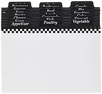 【中古】【輸入品・未使用】4-by-6-Inch Recipe Box Dividers by Weatherbee