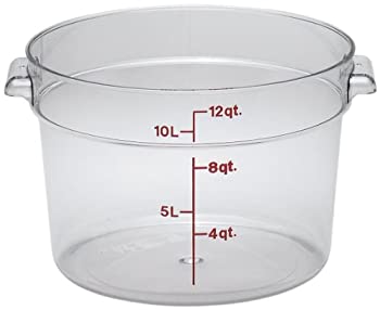 【中古】【インポート品・未当て嵌める】CAMBRO(キャンブロ) 丸型ボンネット入れものRFSCW12 ポリカーボネイト 亜米利加 AHC05012