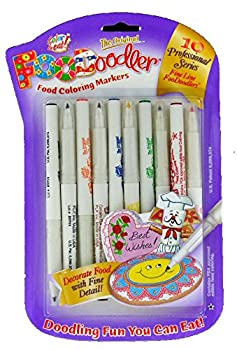【中古】【輸入品・未使用】FooDoodler Food Colouring Markers - 10 Colours - Kosher (1 A) by Private Label